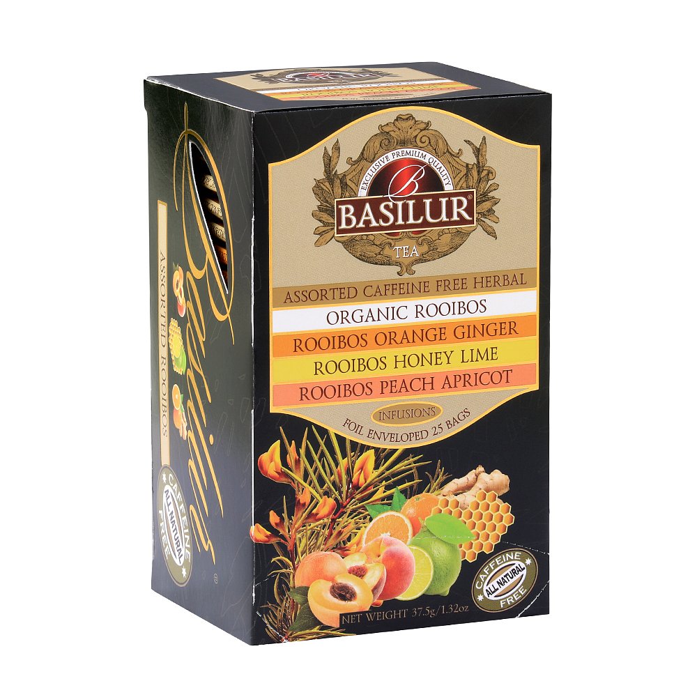 BASILUR Rooibos Assorted bylinný čaj 25 sáčků