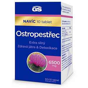 GS Ostropestřec 6500mg tbl.60+10