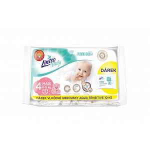 Linteo Baby PREMIUM 4 Maxi 8-15 kg dětské plenky 5 ks +dárek