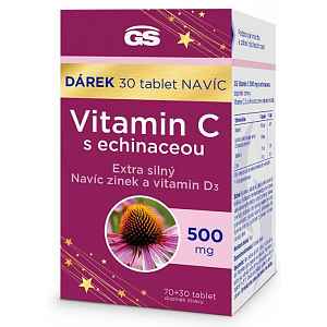 GS Vitamin C500mg s echinaceou tbl.70+30 dárek