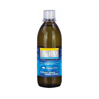 Koloidní stříbro Ag 100 (20ppm) 1000 ml