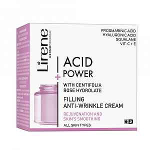 Lirene Acid Power Vyplňující krém s hydrolátem z růže 50 ml