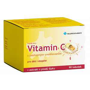 Vitamin C s postupným uvolňováním 90 tablet