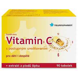 Vitamin C s postupným uvolňováním 90 tablet