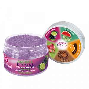 DERMACOL Aroma Ritual - Antistresový tělový peeling hrozny s limetkou, 200 g