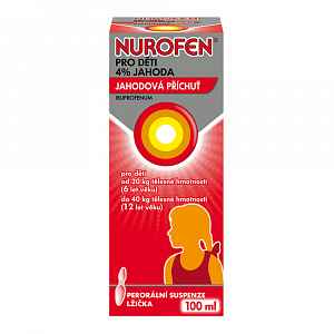 Nurofen pro děti 4% Jahoda 100ml