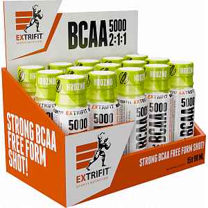 Extrifit BCAA 5000 2:1:1 Shot hrozno 15 x 90 ml