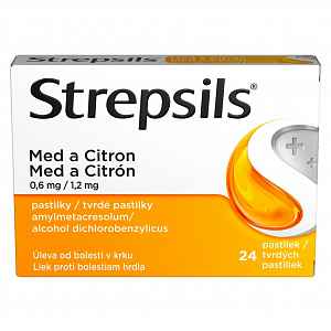 Strepsils Med a Citron orální pastilky 24