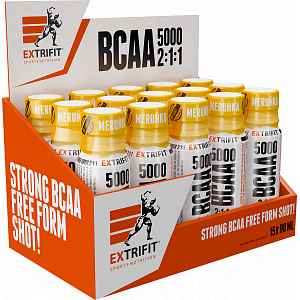 Extrifit BCAA 5000 2:1:1 Shot meruňka 15 x 90 ml