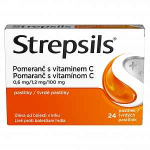 Strepsils Pomeranč s vitamin.C orm.pas.24