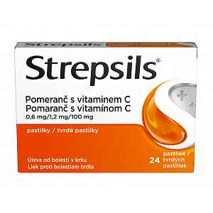 Strepsils Pomeranč s vitamin.C orm.pas.24