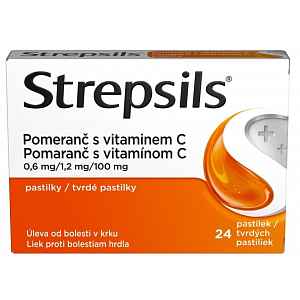 Strepsils Pomeranč s vitamin.C orm.pas.24