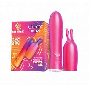 Durex Play 2v1 vibrátor se stimulační špičkou