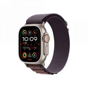 Apple Watch Ultra 2 49 mm loop M smart hodinky Titan/Indigo Alpine