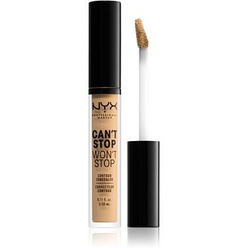 NYX Professional Makeup Can't Stop Won't Stop tekutý korektor odstín 08 True Beige 3,5 ml