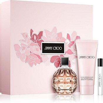 Jimmy Choo For Women dárková sada VII.  parfémovaná voda 100 ml + 7,5 ml + tělové mléko 100 ml