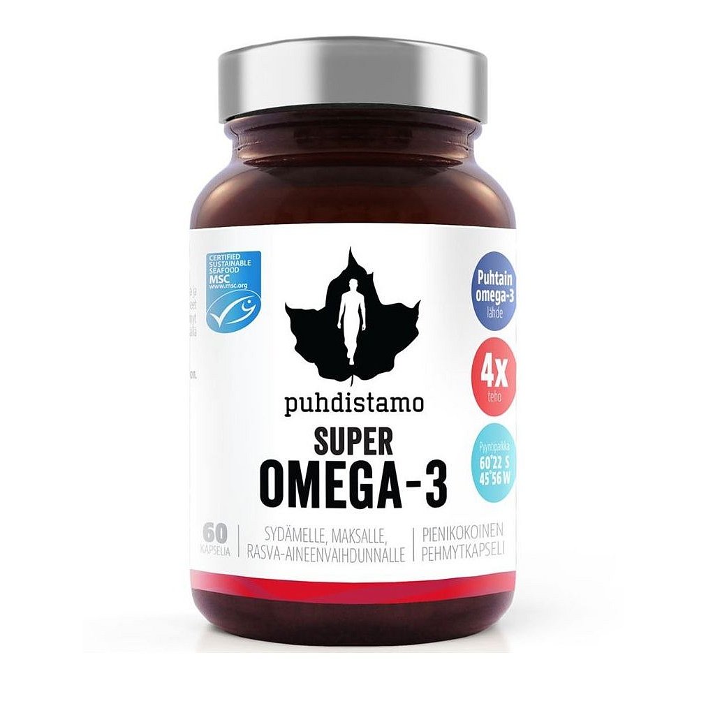 Puhdistamo Super Omega 3 60 kapslí