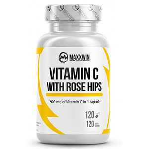 MAXXWIN Vitamin C 1000 mg + Rose hips 120 kapslí