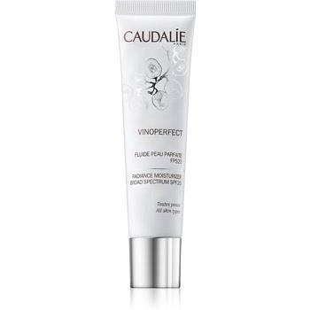 Caudalie Vinoperfect rozjasňující hydratační fluid pro sjednocení barevného tónu pleti SPF 20  40 ml