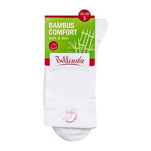 Bellinda BAMBUS Comfort vel. 35–38 dámské ponožky bílé