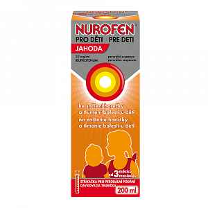 Nurofen pro děti Jahoda 4000mg/200ml