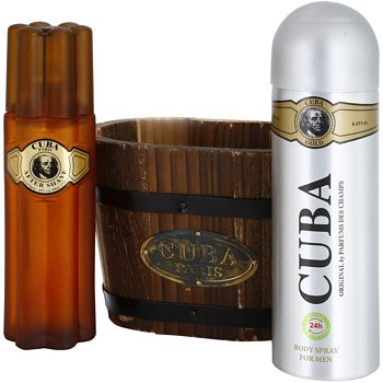 Cuba Gold dárková sada III. voda po holení 100 ml + deodorant ve spreji 200 ml