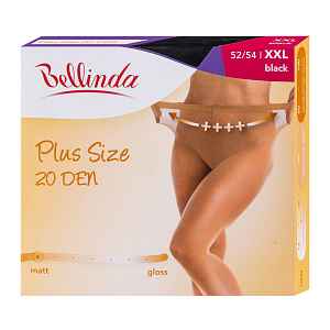 Bellinda Plus Size 20 DEN vel. XXL punčochové kalhoty černé