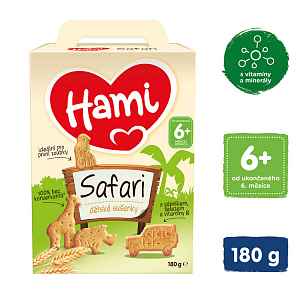 Hami Safari dětské sušenky 180g 6M