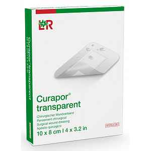 Náplast Curapor Transparent steril.10x8cm/25ks