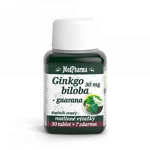 MedPharma Ginkgo biloba+guarana orální tobolky 37