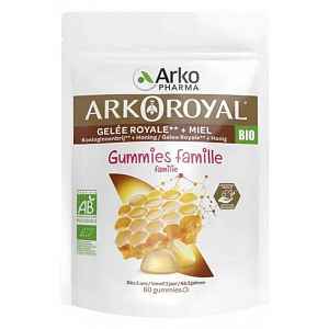 Arkopharma Arkoroyal Gellé Royal+miel Gum.bio 60ks