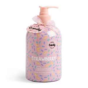 IDC Institute Candy Soap Jahoda tekuté mýdlo na ruce 500 ml