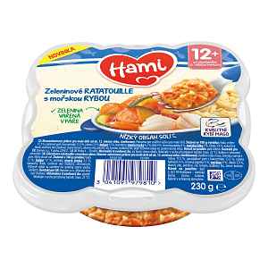 Hami Zeleninové ratatouille s mořskou rybou 230 g