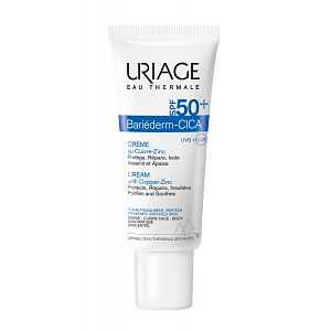 Uriage Bariéderm Cica Creme SPF 50 reparativní krém na popraskanou pokožku 40 ml