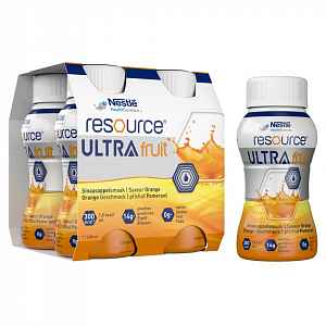 RESOURCE ULTRA FRUIT POMERANČ perorální roztok 4X200ML