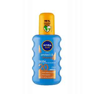 Nivea Sun Protect & Bronze intenzivní sprej na opalování SPF 20  200 ml