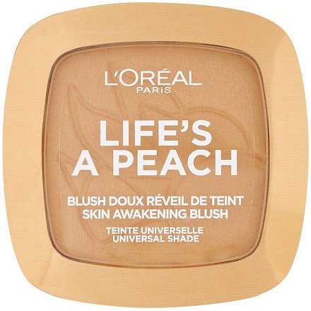 L´Oréal Paris Wake Up & Glow rozjasňovací tvářenka 01 Peach Addict 9g