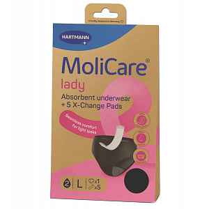 MoliCare Lady absorpční prádlo vel. L 1 ks + vložky X-Change 5 ks