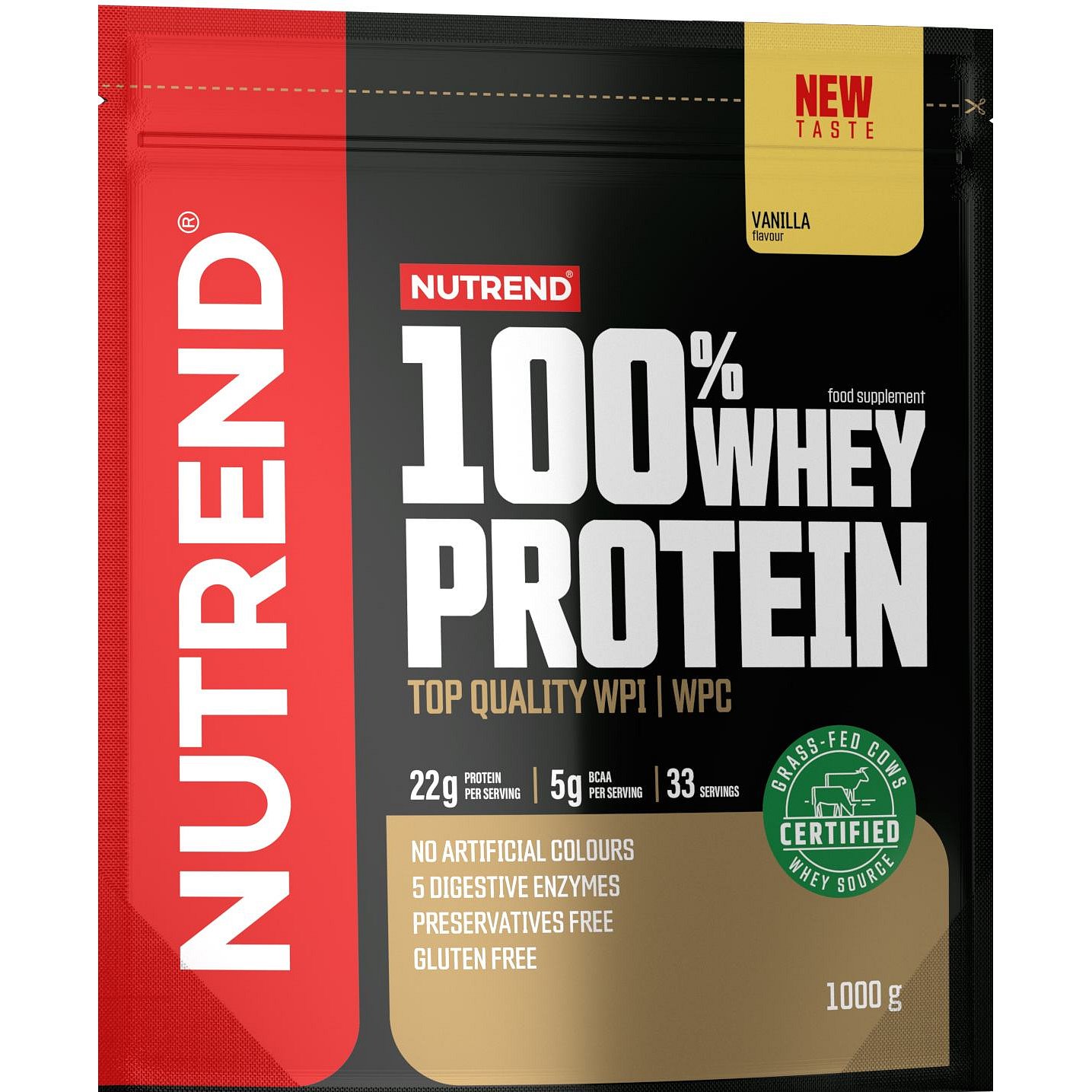 Nutrend 100% Whey Protein vanilka 1000g