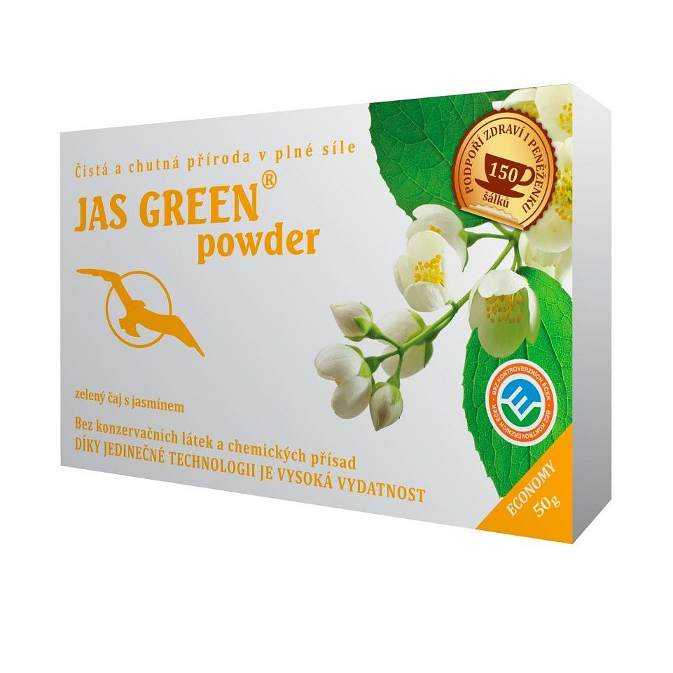 Hannasaki Jas Green powder sypaný čaj 50 g