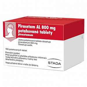 Piracetam Al 800mg potahované tablety 100