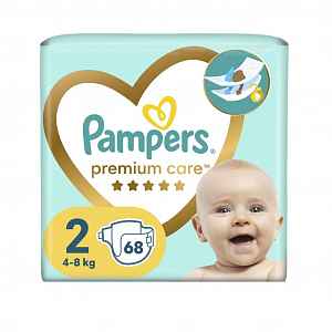 PAMPERS Premium Care 2 MINI 4-8kg  68 ks