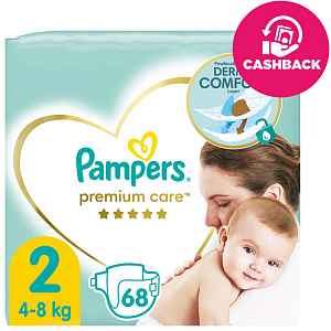 PAMPERS Premium Care 2 MINI 4-8kg  68 ks