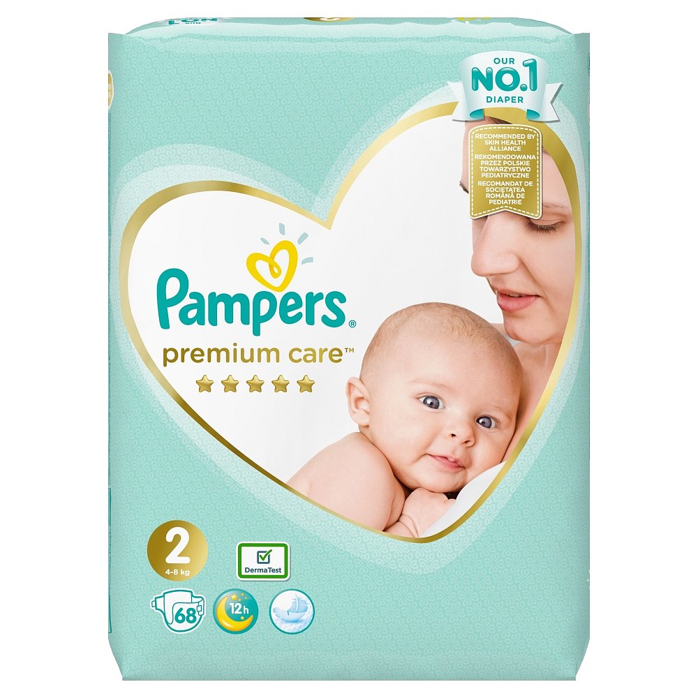 PAMPERS Premium Care 2 MINI 4-8kg  68 ks