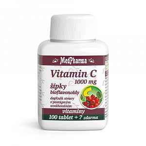 MedPharma Vitamín C 1000 mg s šípky tablety 107 prod.úč