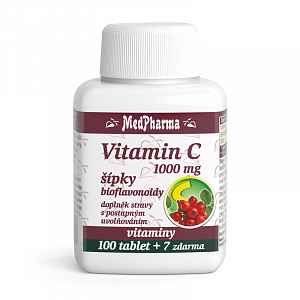 MedPharma Vitamín C 1000 mg s šípky tablety 107 prod.úč