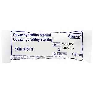 Obin. hydrofil.pletené ster.8cmx5m/1ks Steriwund