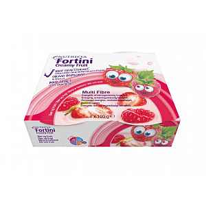 Fortini Creamy Fruit Multi Fibre Červené ovoce 4x100g