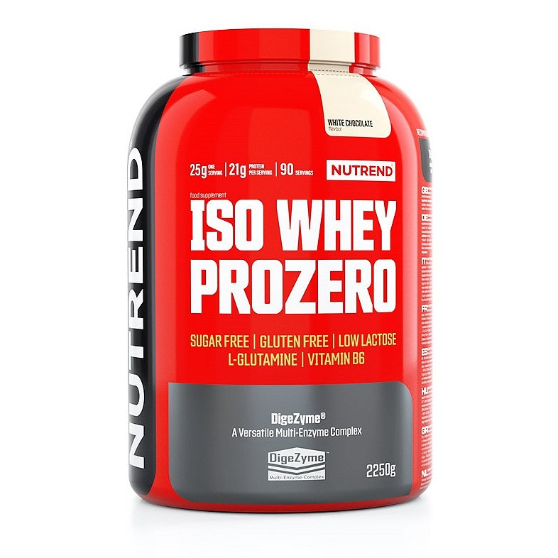 Nutrend ISO Whey prozero bílá čokoláda 2250g