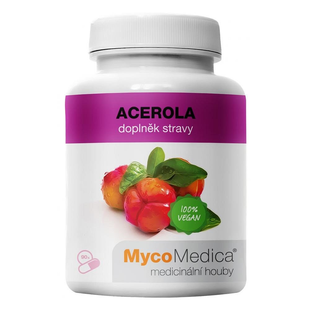 MYCOMEDICA Acerola 90 rostlinných vegan kapslí